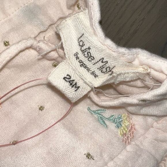 Louise Misha Baby Toddler Girls Floral Embroidered Romper Sz 24 Months - Picture 4 of 4